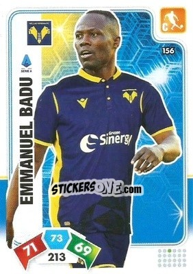 Cromo Emmanuel Badu - Calciatori 2020-2021. Adrenalyn XL - Panini