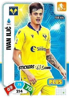 Sticker Ivan Ilic - Calciatori 2020-2021. Adrenalyn XL n. 158bis - Panini