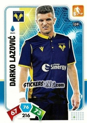 Sticker Darko Lazovic - Calciatori 2020-2021. Adrenalyn XL n. 159 - Panini