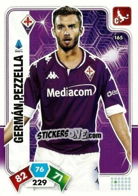 Sticker Germán Pezzella - Calciatori 2020-2021. Adrenalyn XL - Panini