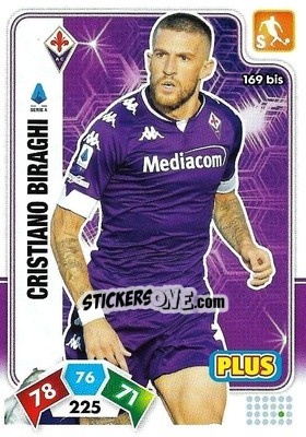 Sticker Cristiano Biraghi - Calciatori 2020-2021. Adrenalyn XL - Panini