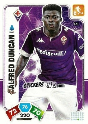 Cromo Alfred Duncan - Calciatori 2020-2021. Adrenalyn XL - Panini