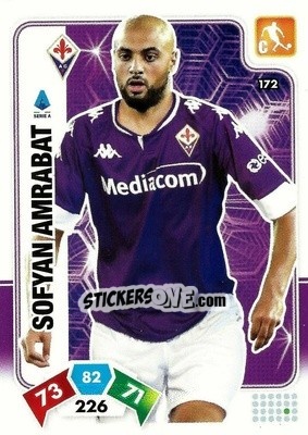 Sticker Sofyan Amrabat - Calciatori 2020-2021. Adrenalyn XL n. 172 - Panini
