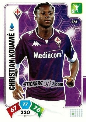 Cromo Christian Kouamé - Calciatori 2020-2021. Adrenalyn XL - Panini