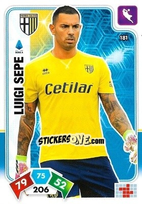 Figurina Luigi Sepe - Calciatori 2020-2021. Adrenalyn XL - Panini