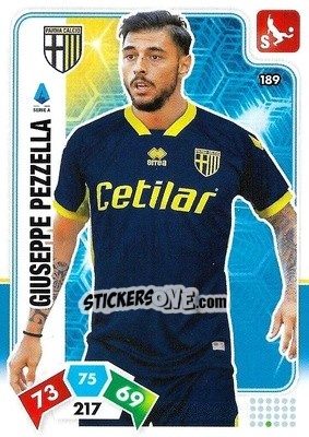 Cromo Giuseppe Pezzella - Calciatori 2020-2021. Adrenalyn XL - Panini