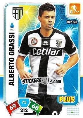 Sticker Alberto Grassi - Calciatori 2020-2021. Adrenalyn XL - Panini