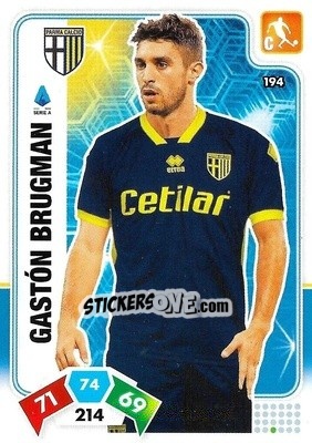 Cromo Gaston Brugman - Calciatori 2020-2021. Adrenalyn XL - Panini