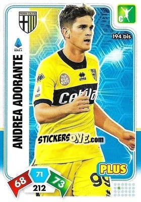 Cromo Andrea Adorante - Calciatori 2020-2021. Adrenalyn XL - Panini