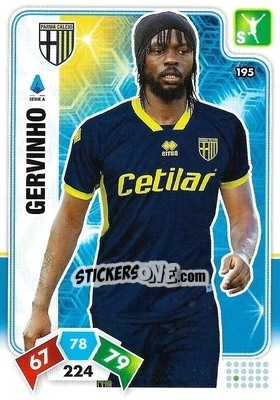 Sticker Gervinho - Calciatori 2020-2021. Adrenalyn XL - Panini