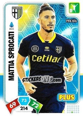 Sticker Mattia Sprocati - Calciatori 2020-2021. Adrenalyn XL - Panini