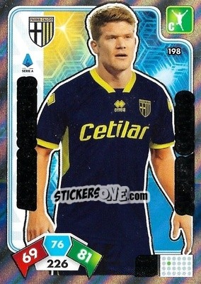 Sticker Andreas Cornelius - Calciatori 2020-2021. Adrenalyn XL n. 198 - Panini