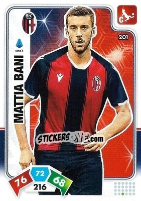 Figurina Mattia Bani - Calciatori 2020-2021. Adrenalyn XL - Panini