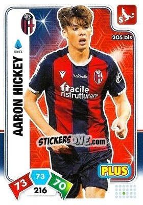 Figurina Aaron Hickey - Calciatori 2020-2021. Adrenalyn XL - Panini