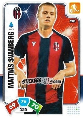 Cromo Mattias Svanberg - Calciatori 2020-2021. Adrenalyn XL - Panini