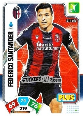 Sticker Federico Santander - Calciatori 2020-2021. Adrenalyn XL - Panini