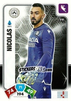 Cromo Nicolas - Calciatori 2020-2021. Adrenalyn XL - Panini