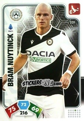 Figurina Bram Nuytinck - Calciatori 2020-2021. Adrenalyn XL - Panini