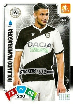 Sticker Rolando Mandragora - Calciatori 2020-2021. Adrenalyn XL - Panini