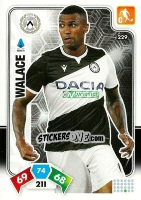 Sticker Walace - Calciatori 2020-2021. Adrenalyn XL - Panini