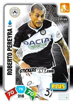 Cromo Roberto Pereyra - Calciatori 2020-2021. Adrenalyn XL - Panini