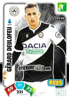Sticker Gerard Deulofeu - Calciatori 2020-2021. Adrenalyn XL n. 232bis - Panini