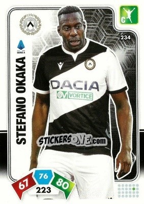 Sticker Stefano Okaka - Calciatori 2020-2021. Adrenalyn XL - Panini