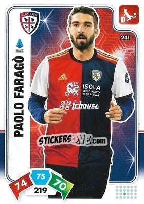 Figurina Paolo Faragò - Calciatori 2020-2021. Adrenalyn XL - Panini