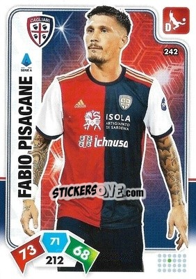 Figurina Fabio Pisacane - Calciatori 2020-2021. Adrenalyn XL - Panini