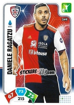 Figurina Daniele Ragatzu - Calciatori 2020-2021. Adrenalyn XL - Panini