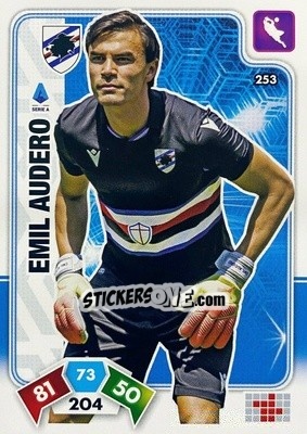 Sticker Emil Audero - Calciatori 2020-2021. Adrenalyn XL n. 253 - Panini