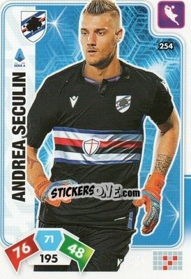 Figurina Andrea Seculin - Calciatori 2020-2021. Adrenalyn XL - Panini