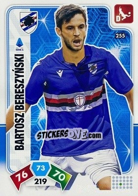 Figurina Bartosz Bereszyński - Calciatori 2020-2021. Adrenalyn XL - Panini