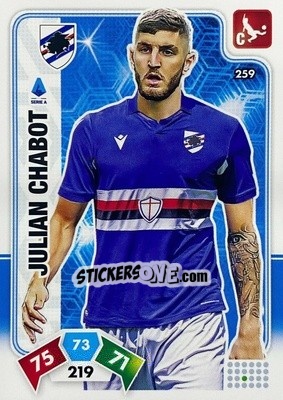Sticker Julian Chabot - Calciatori 2020-2021. Adrenalyn XL - Panini
