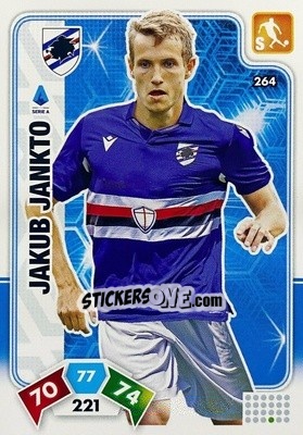 Sticker Jakub Jankto - Calciatori 2020-2021. Adrenalyn XL n. 264 - Panini