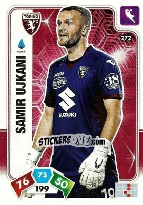 Figurina Samir Ujkani - Calciatori 2020-2021. Adrenalyn XL - Panini