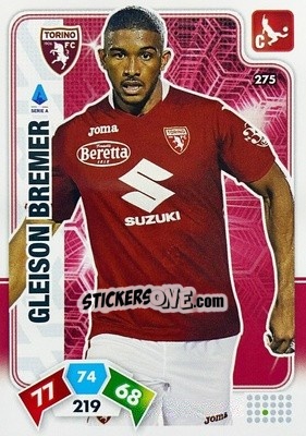 Figurina Gleison Bremer - Calciatori 2020-2021. Adrenalyn XL - Panini