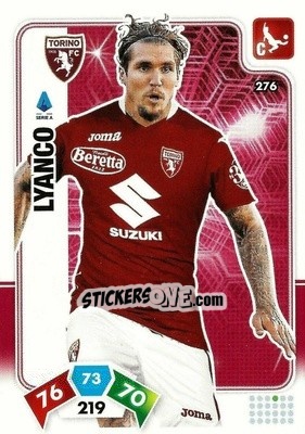 Sticker Lyanco - Calciatori 2020-2021. Adrenalyn XL - Panini