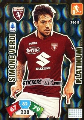 Sticker Simone Verdi - Calciatori 2020-2021. Adrenalyn XL - Panini