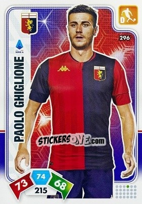 Cromo Paolo Ghiglione - Calciatori 2020-2021. Adrenalyn XL - Panini