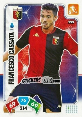 Cromo Francesco Cassata - Calciatori 2020-2021. Adrenalyn XL - Panini