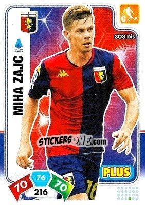 Sticker Miha Zajc - Calciatori 2020-2021. Adrenalyn XL - Panini