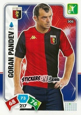 Sticker Goran Pandev - Calciatori 2020-2021. Adrenalyn XL - Panini