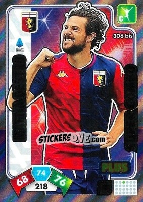 Sticker Mattia Destro - Calciatori 2020-2021. Adrenalyn XL n. 306bis - Panini