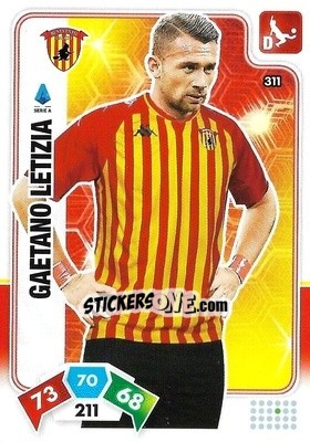 Sticker Gaetano Letizia - Calciatori 2020-2021. Adrenalyn XL - Panini