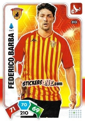 Cromo Federico Barba - Calciatori 2020-2021. Adrenalyn XL - Panini