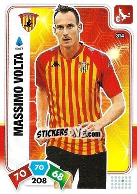 Figurina Massimo Volta - Calciatori 2020-2021. Adrenalyn XL - Panini