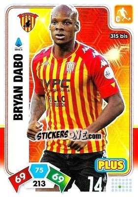 Sticker Bryan Dabo - Calciatori 2020-2021. Adrenalyn XL - Panini