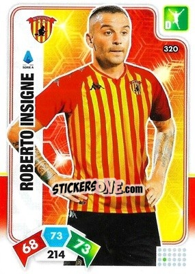 Figurina Roberto Insigne - Calciatori 2020-2021. Adrenalyn XL - Panini