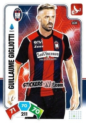 Figurina Guillaume Gigliotti - Calciatori 2020-2021. Adrenalyn XL - Panini